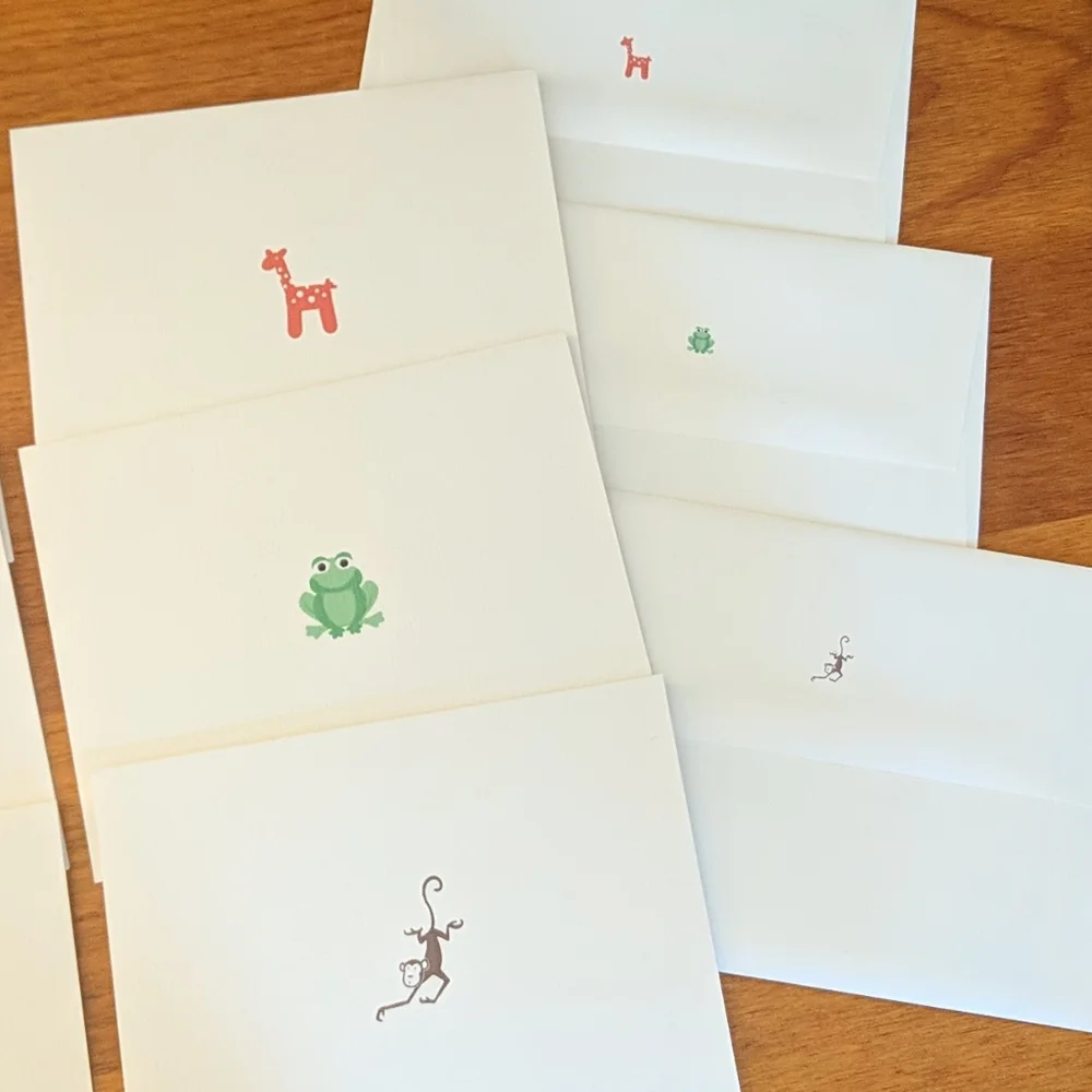 Box Set of 6 blank cards - assorted